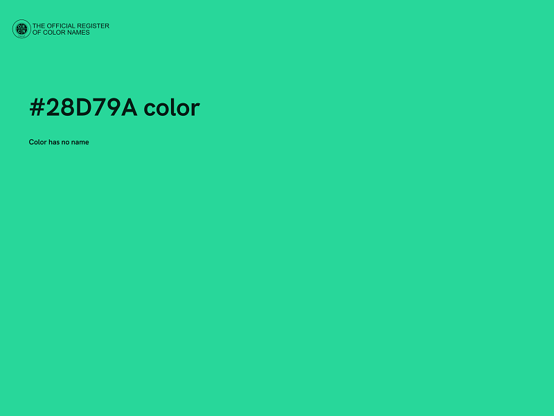 #28D79A color image