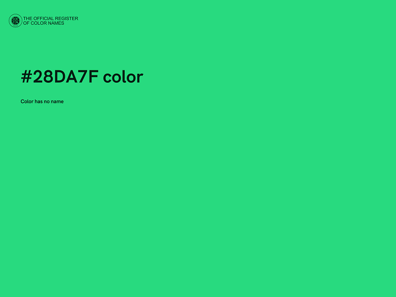 #28DA7F color image