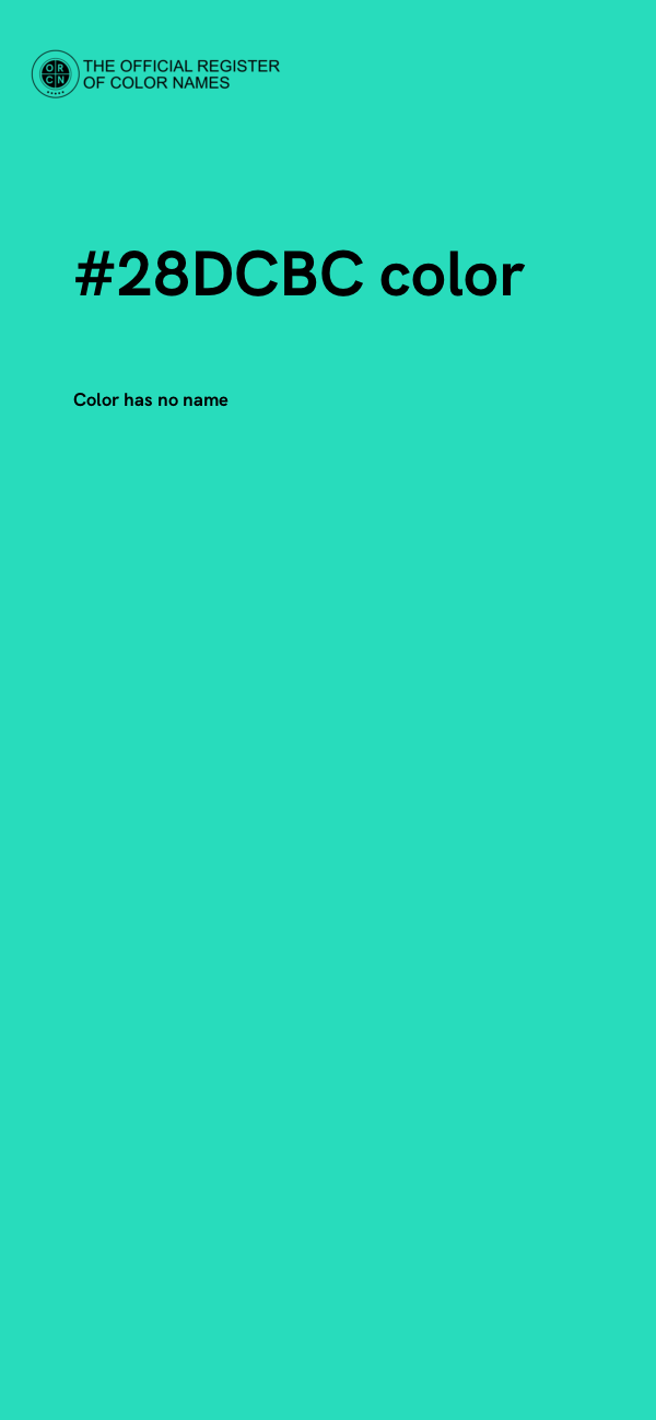 #28DCBC color image