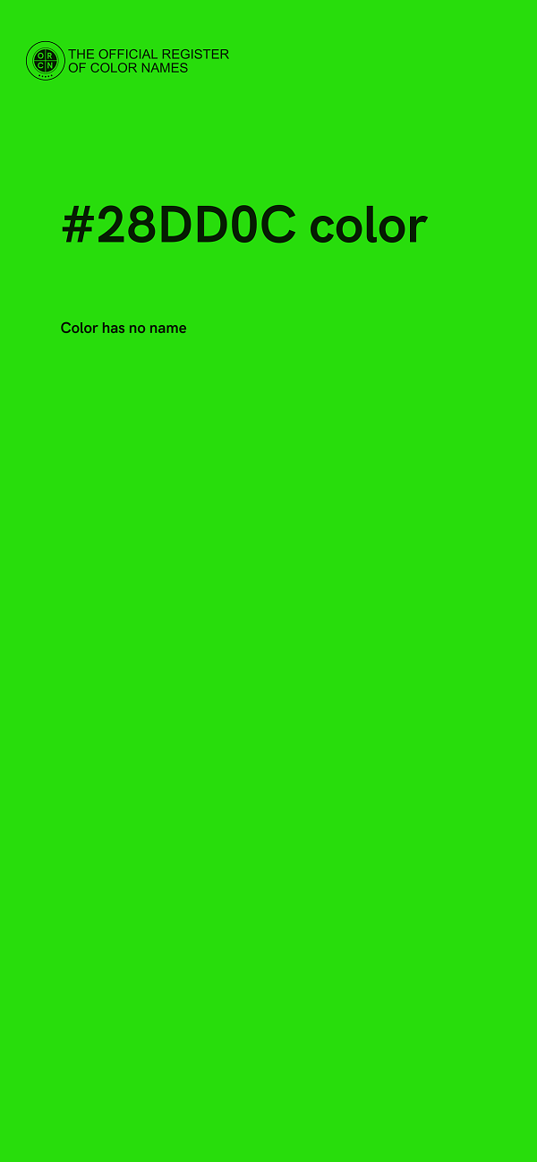 #28DD0C color image