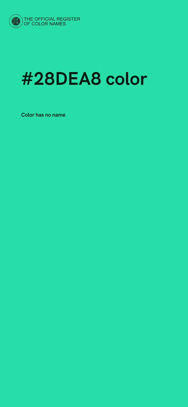 #28DEA8 color image