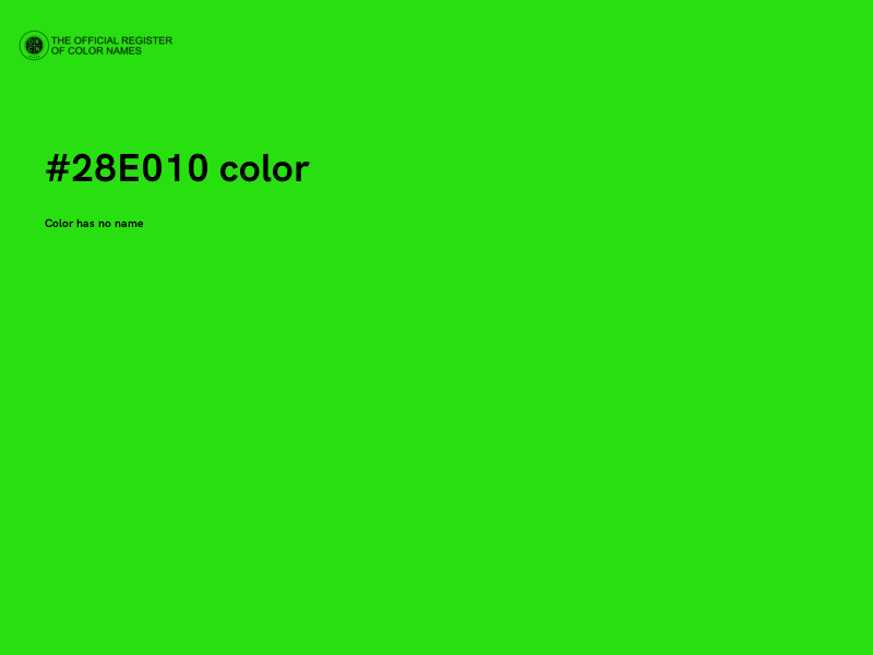 #28E010 color image