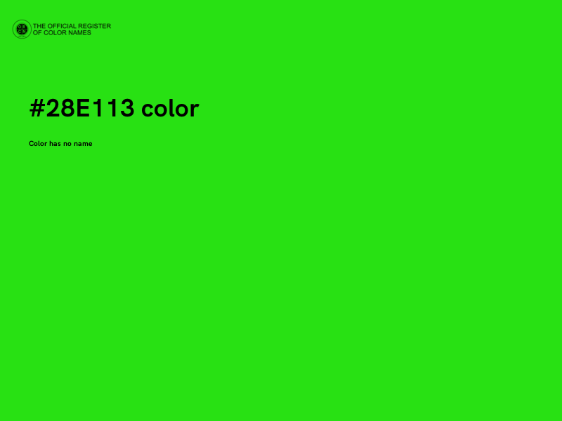 #28E113 color image