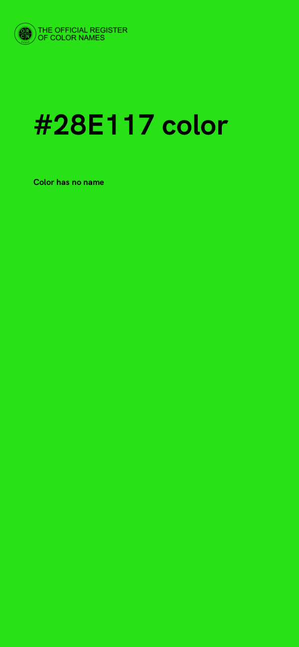 #28E117 color image