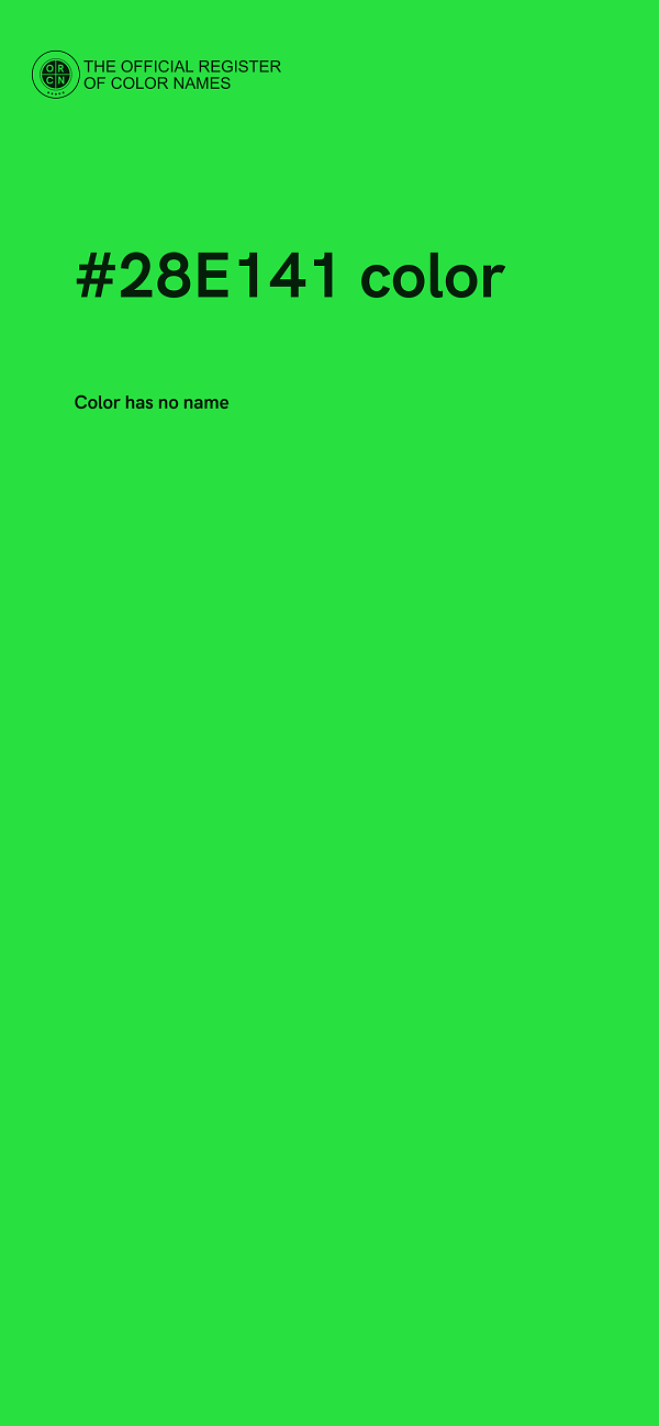 #28E141 color image