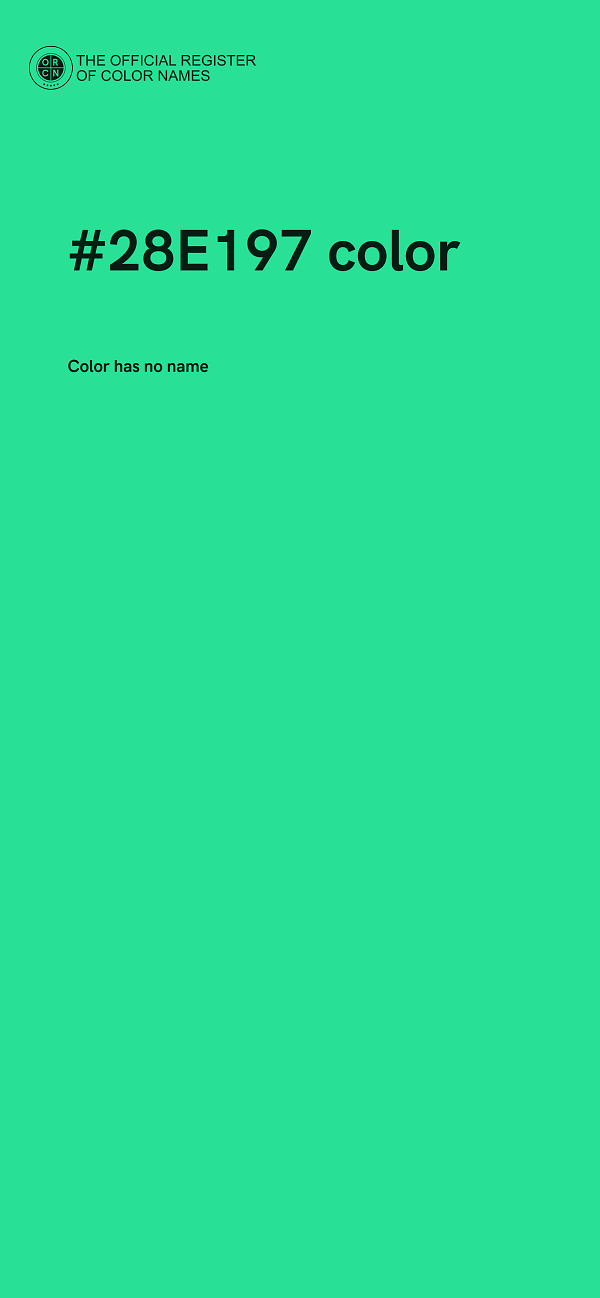 #28E197 color image