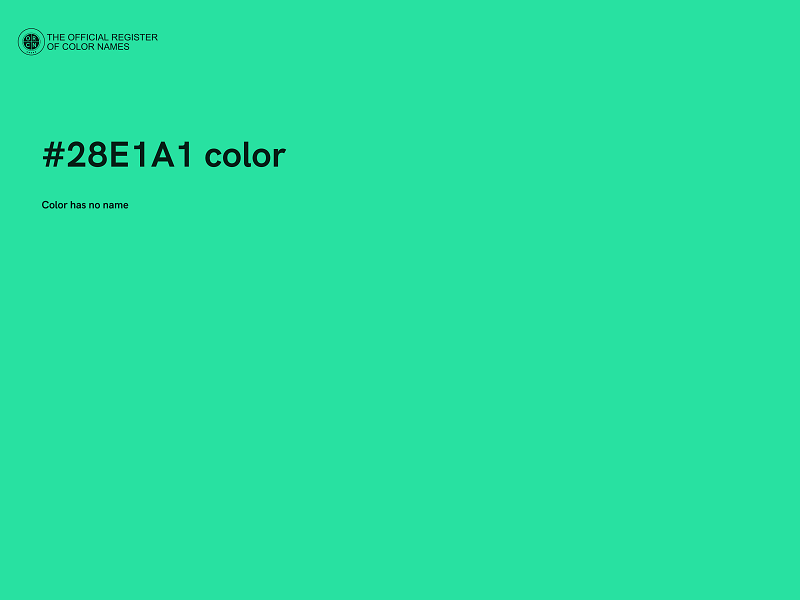 #28E1A1 color image