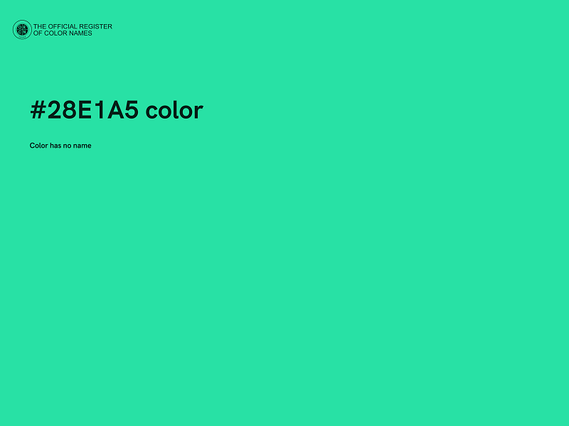 #28E1A5 color image