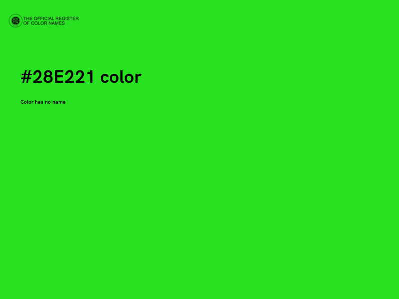 #28E221 color image
