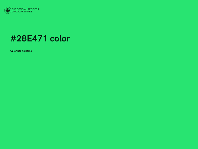 #28E471 color image