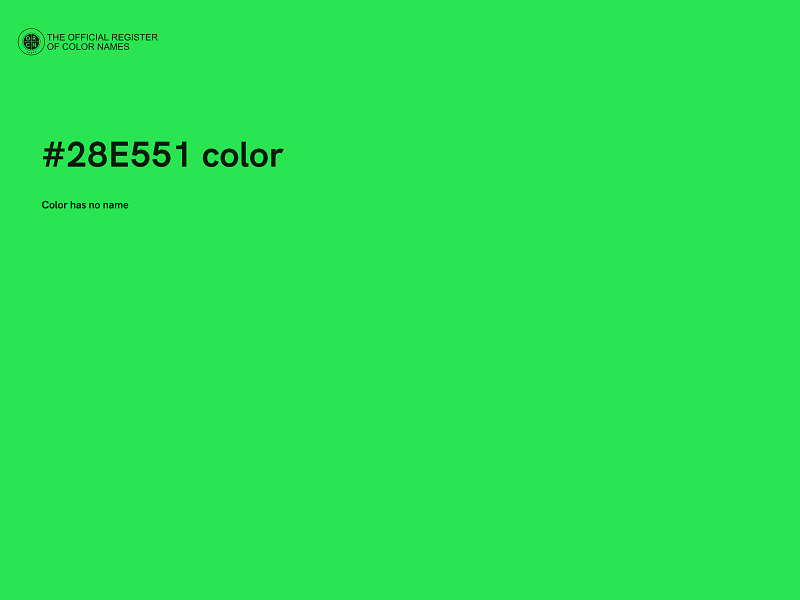 #28E551 color image