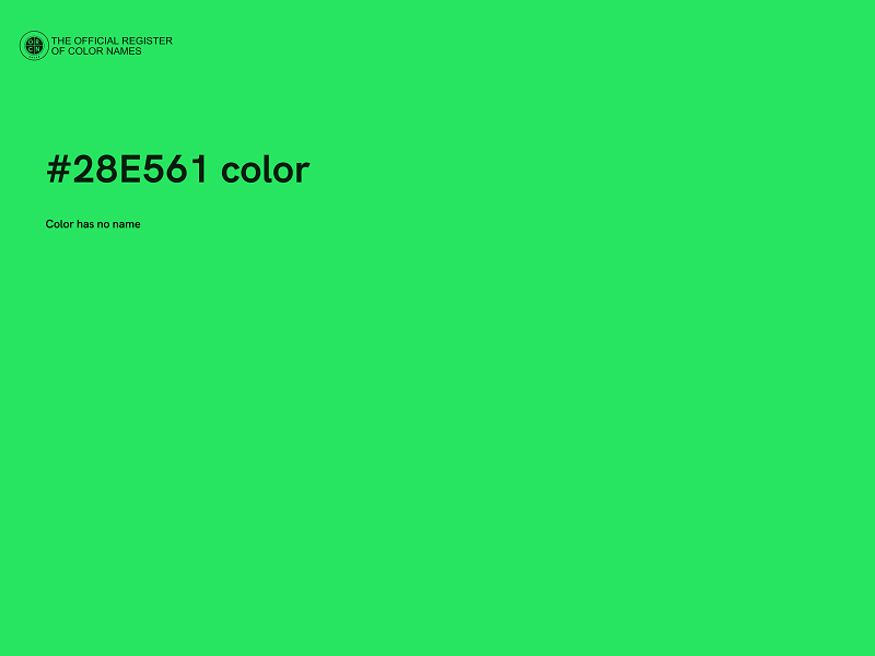 #28E561 color image