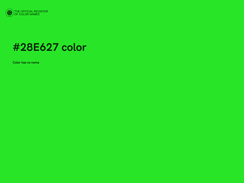 #28E627 color image