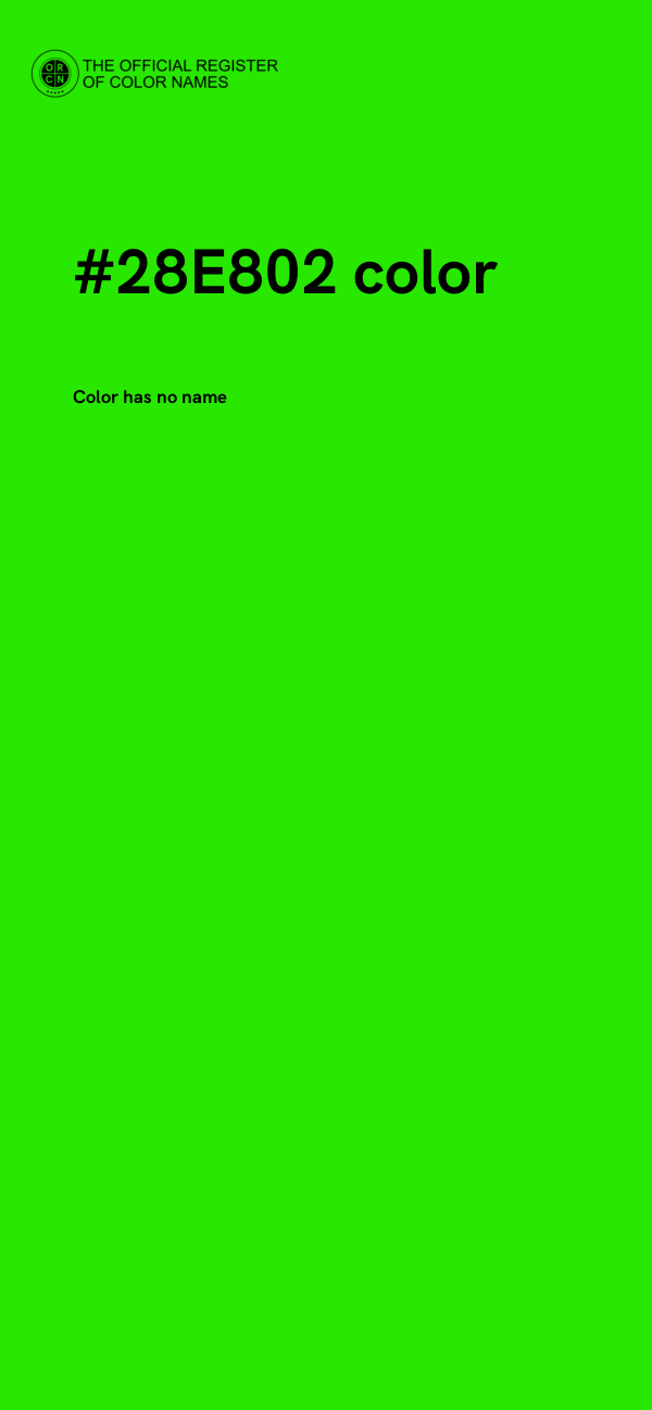 #28E802 color image