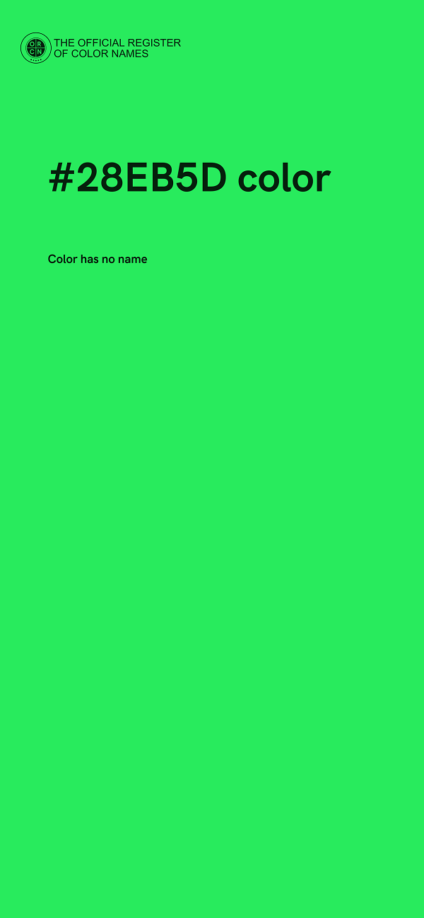#28EB5D color image