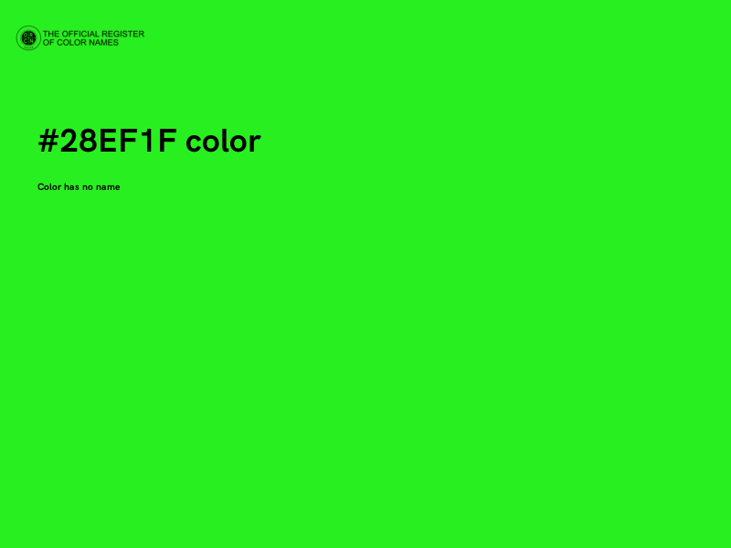 #28EF1F color image