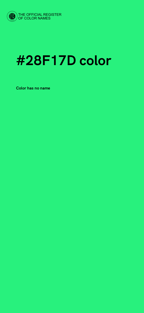 #28F17D color image
