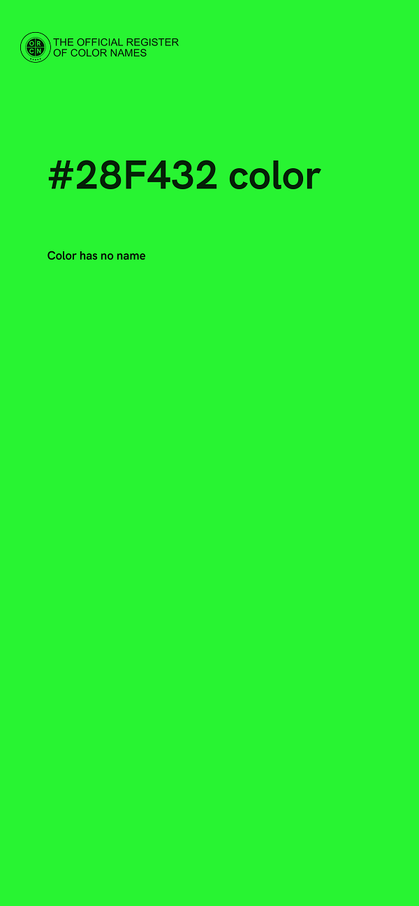 #28F432 color image