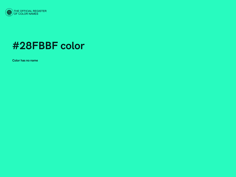 #28FBBF color image