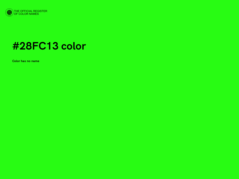#28FC13 color image