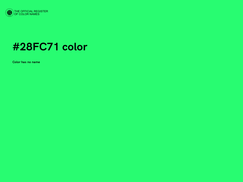 #28FC71 color image