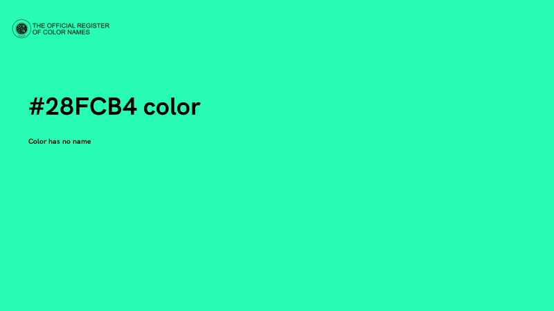 #28FCB4 color image