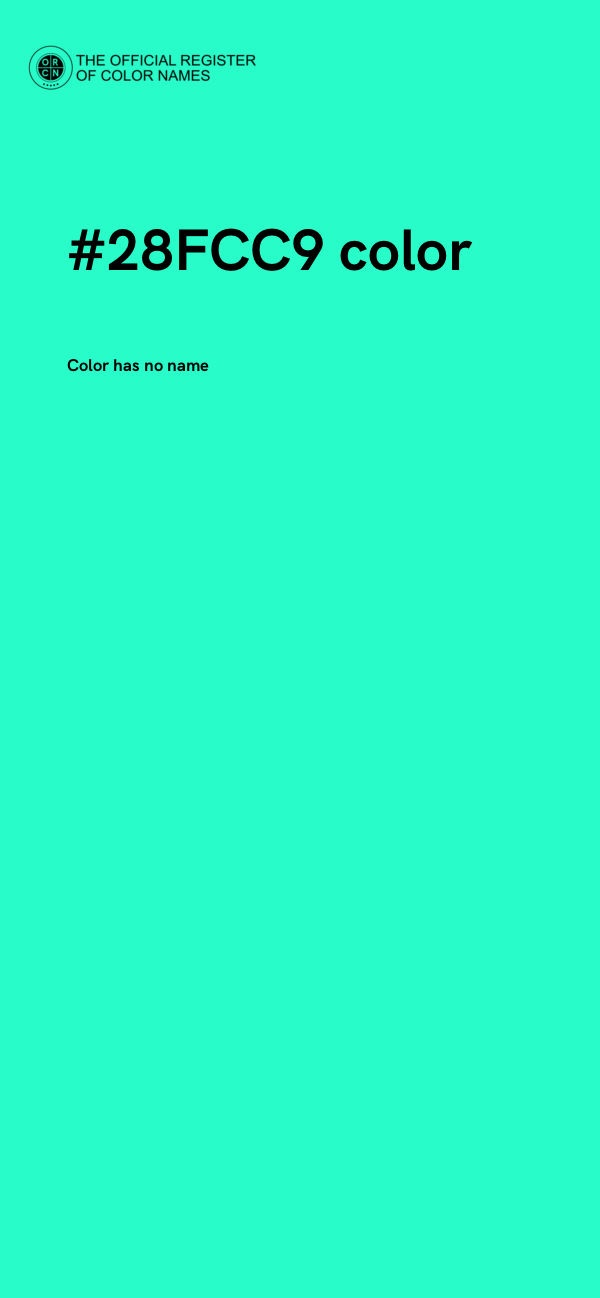 #28FCC9 color image