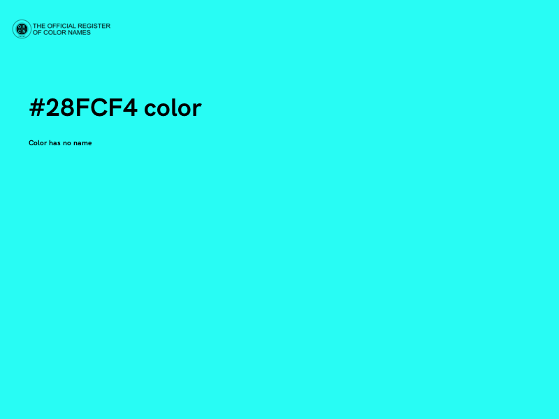 #28FCF4 color image