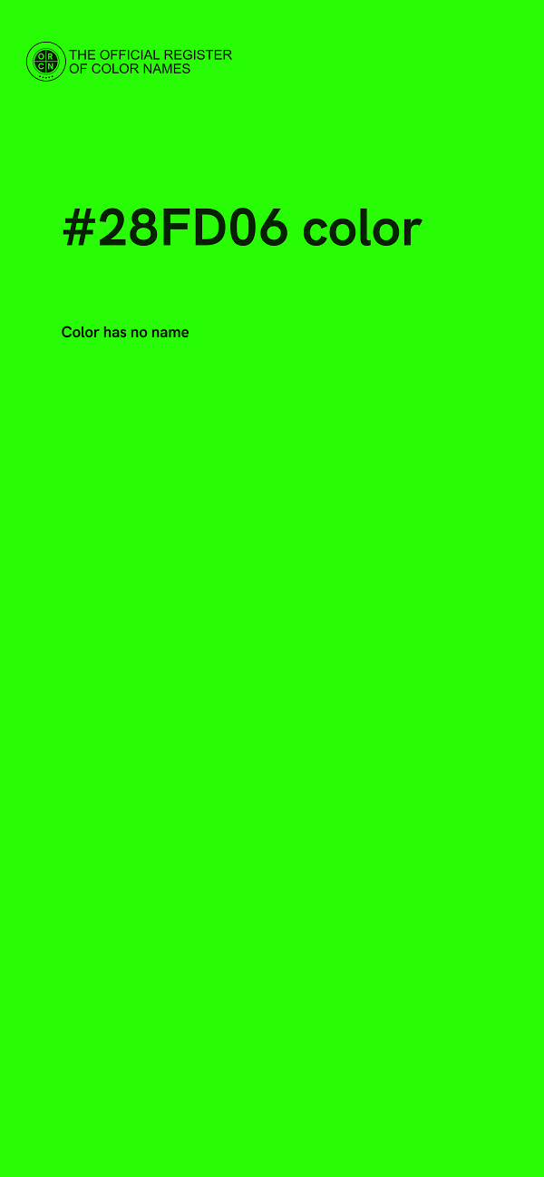 #28FD06 color image