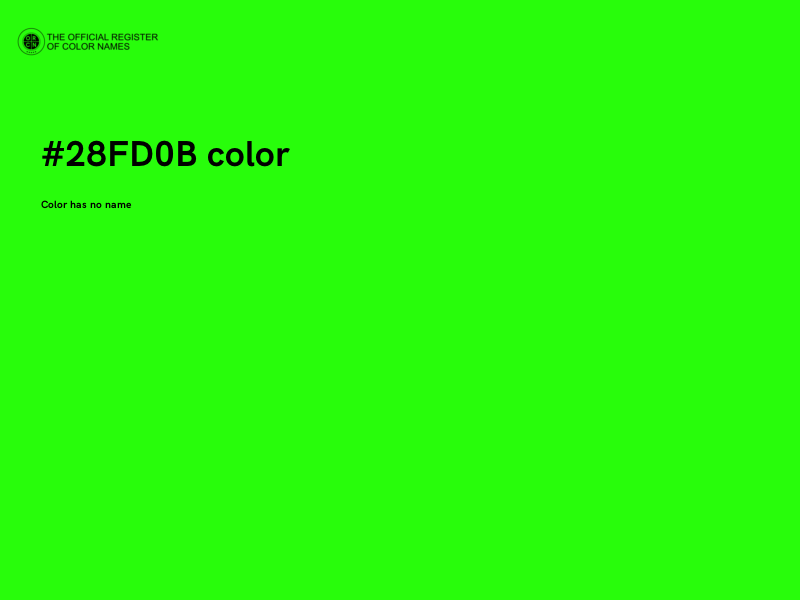 #28FD0B color image