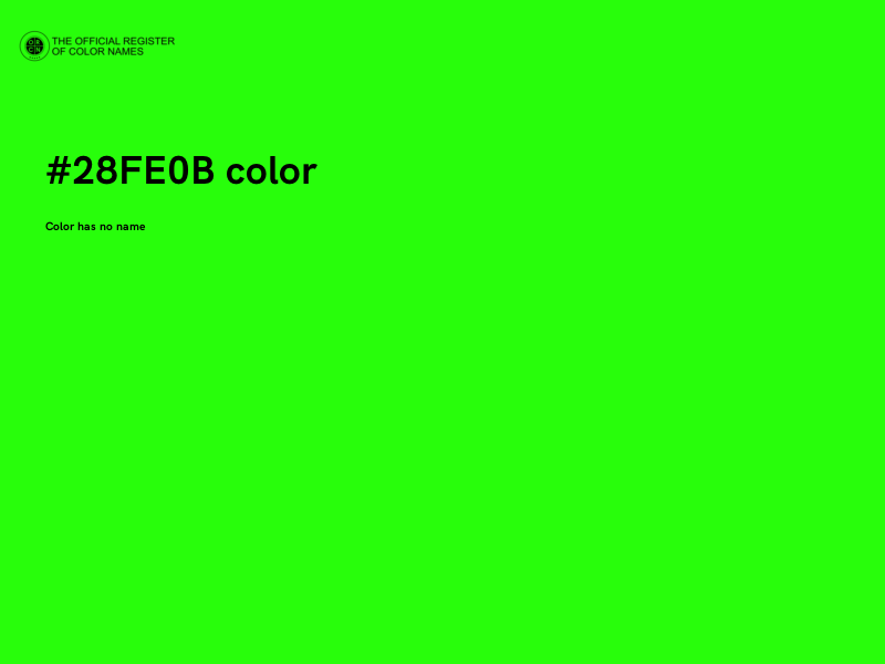 #28FE0B color image