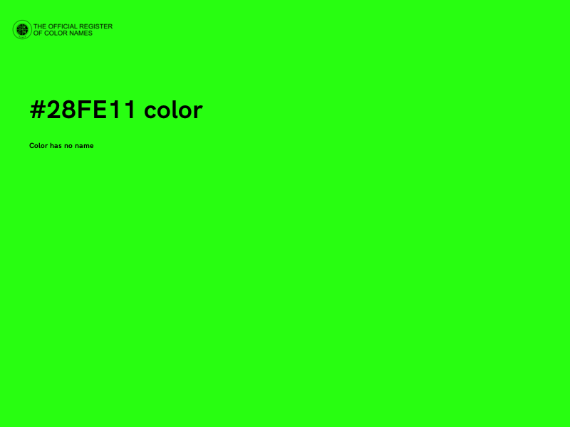 #28FE11 color image