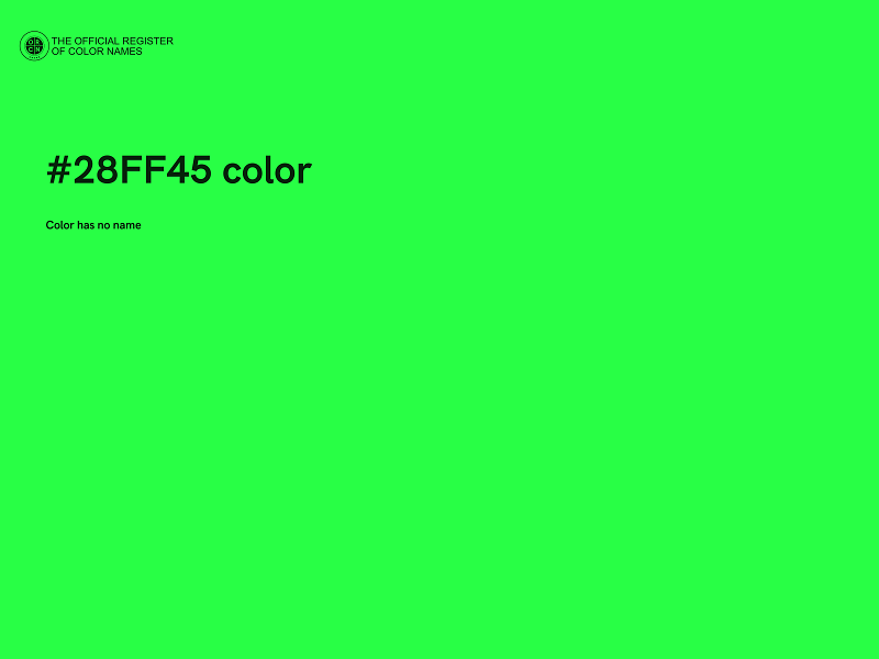 #28FF45 color image