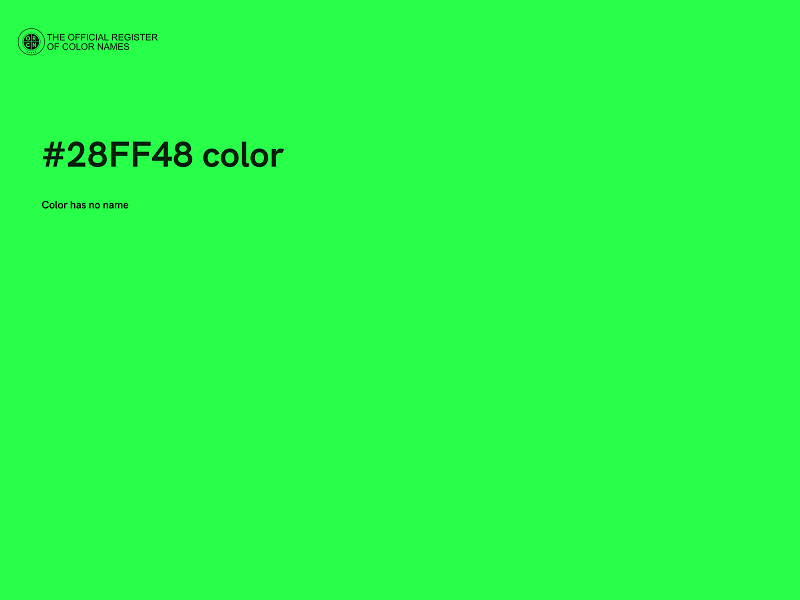 #28FF48 color image