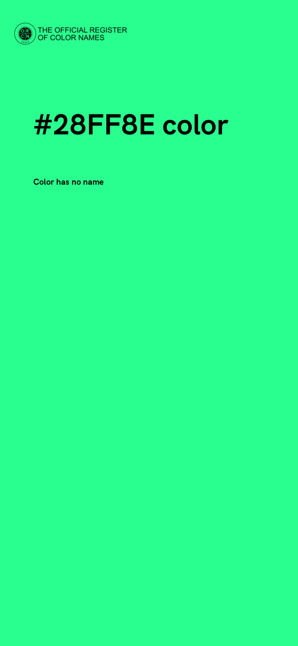 #28FF8E color image