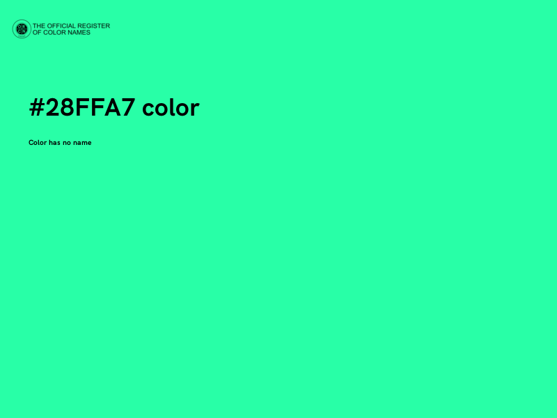 #28FFA7 color image