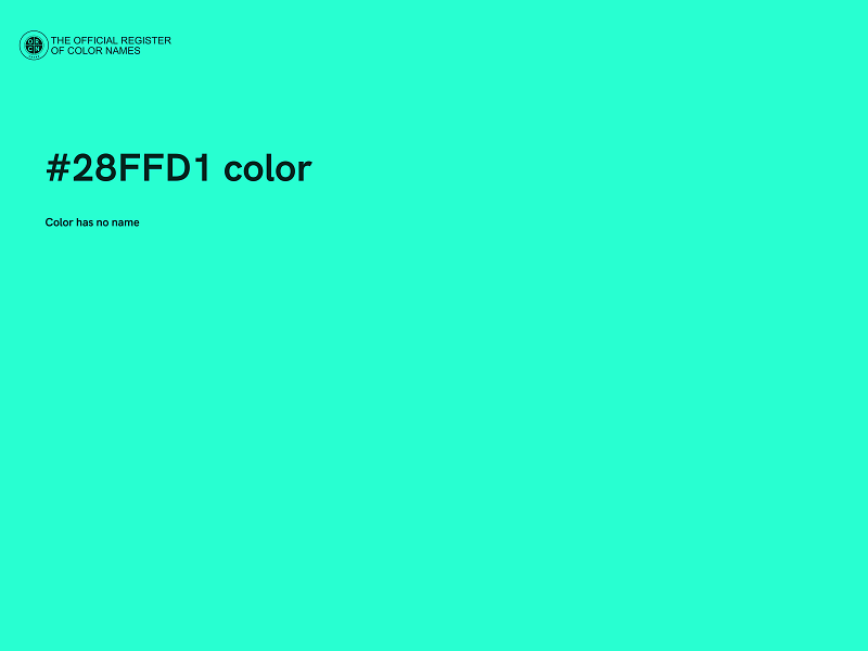 #28FFD1 color image