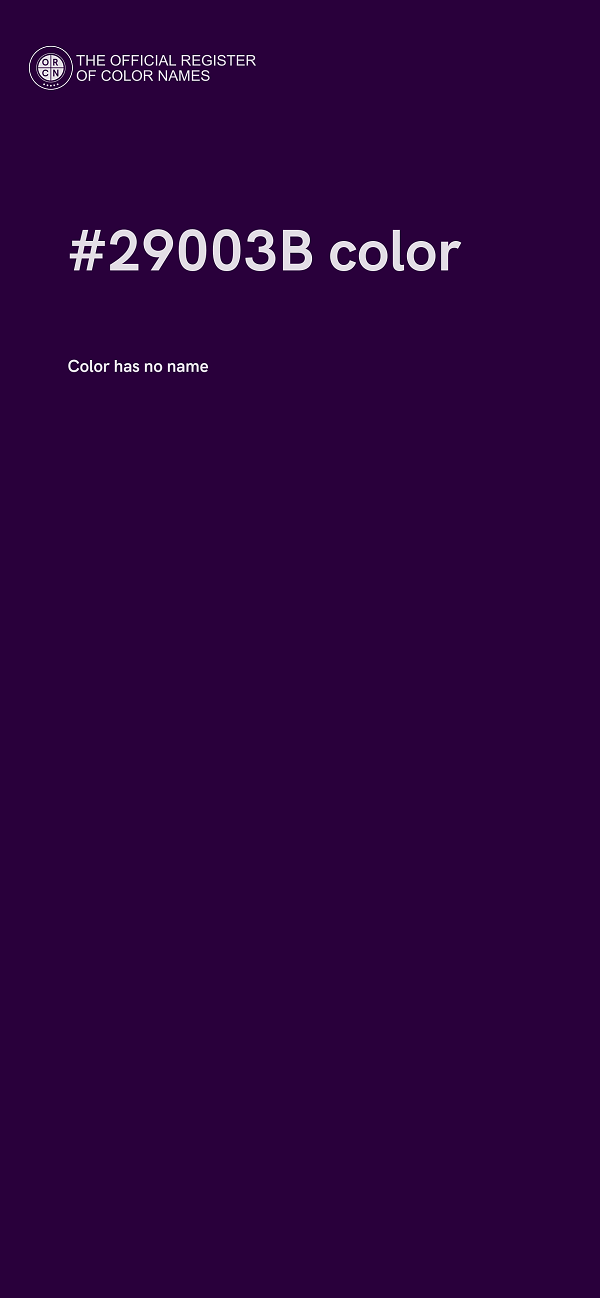#29003B color image