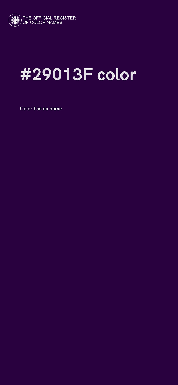 #29013F color image