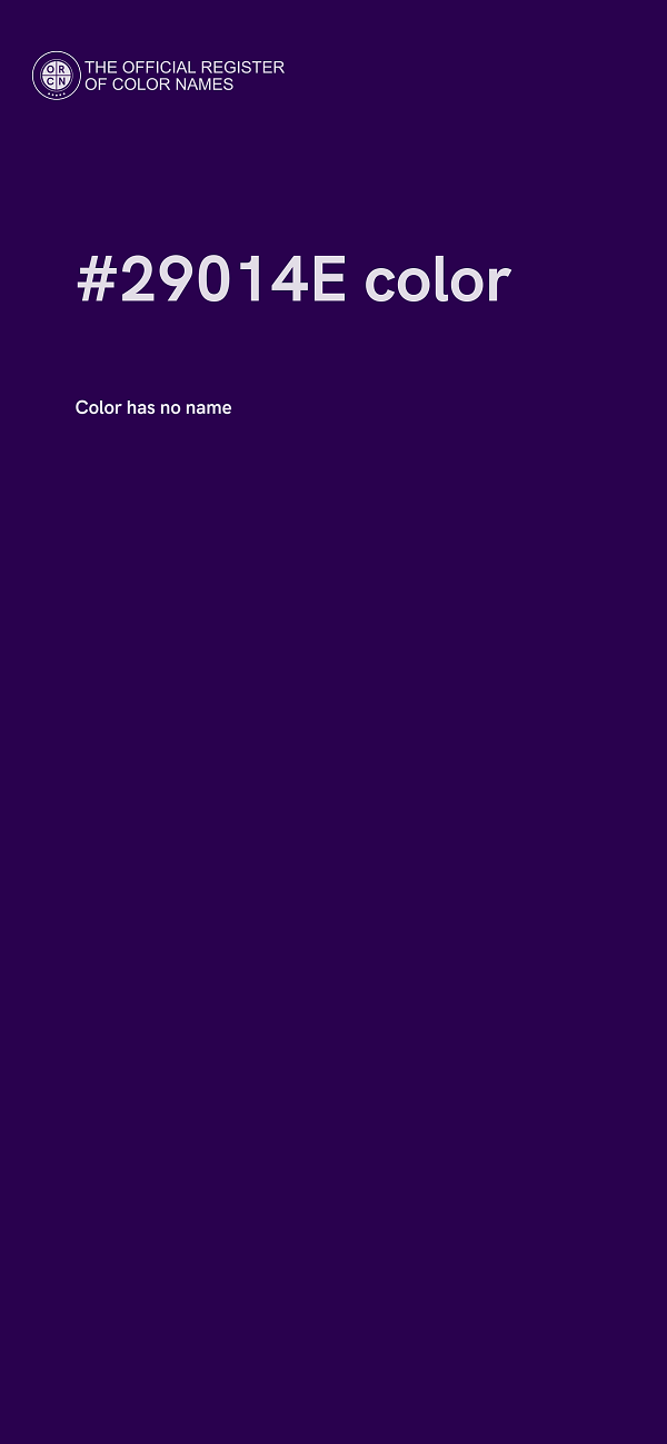 #29014E color image