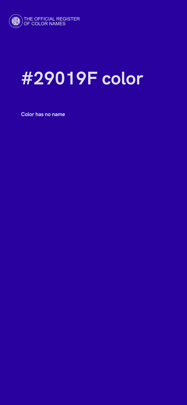 #29019F color image