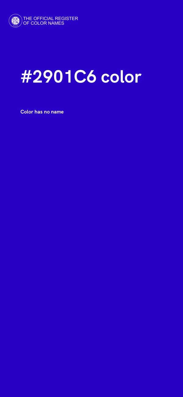 #2901C6 color image