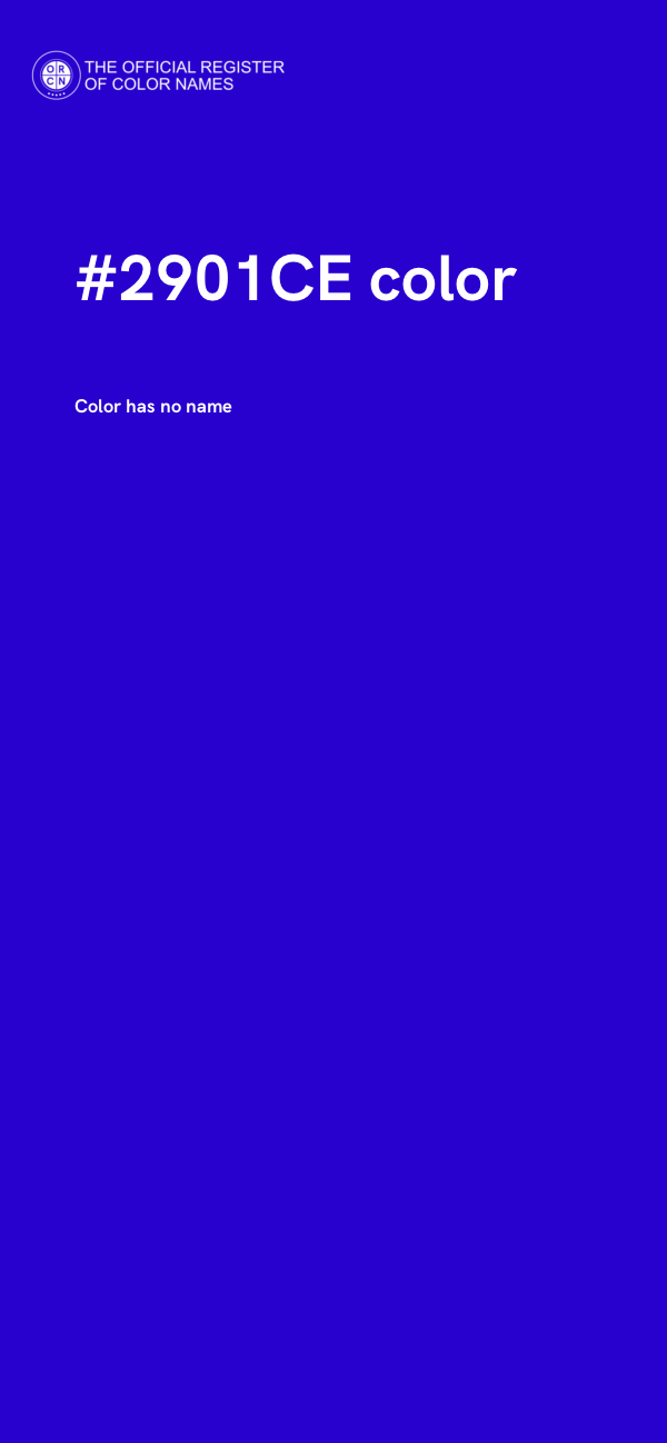 #2901CE color image