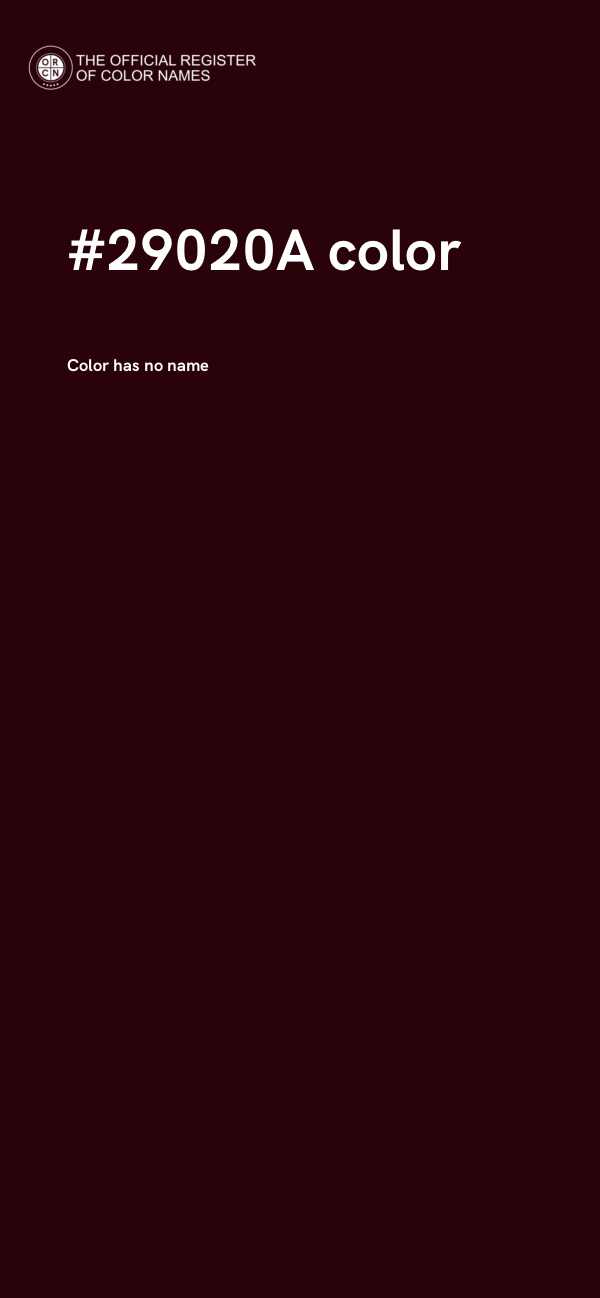 #29020A color image