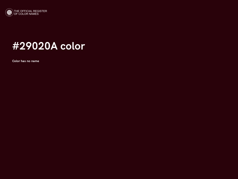 #29020A color image