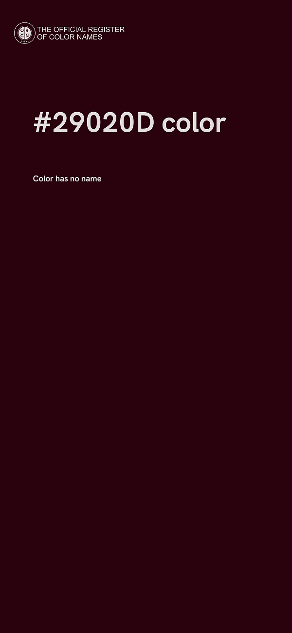 #29020D color image