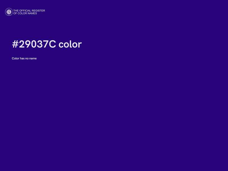 #29037C color image