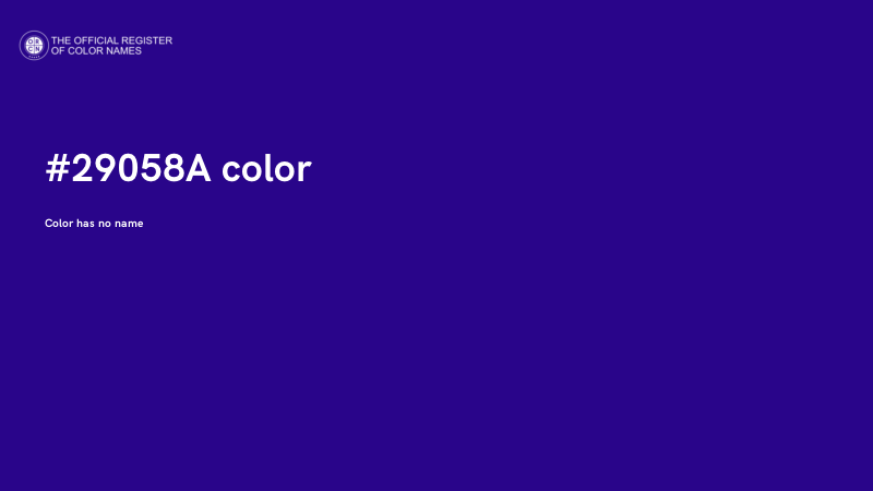 #29058A color image