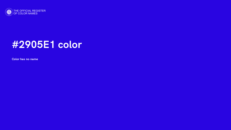 #2905E1 color image