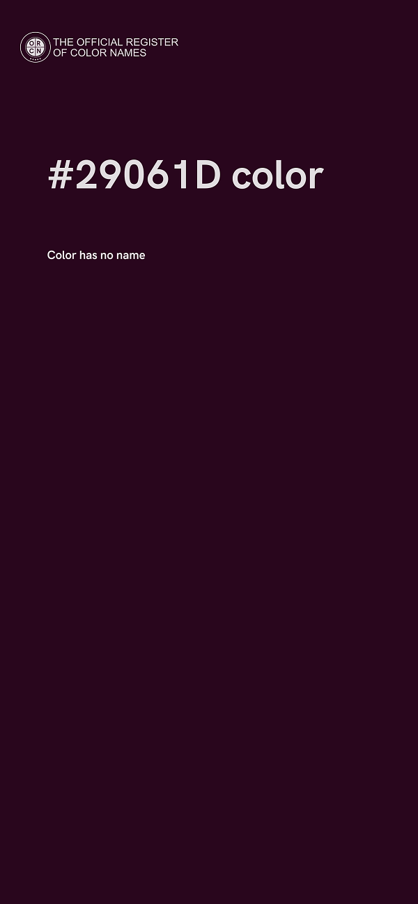 #29061D color image